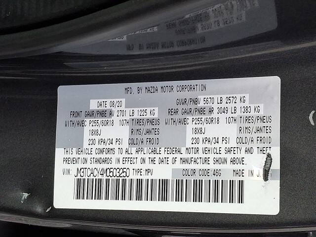 2021 Mazda CX-9 Touring