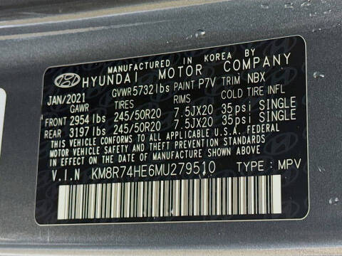 2021 Hyundai Palisade Calligraphy