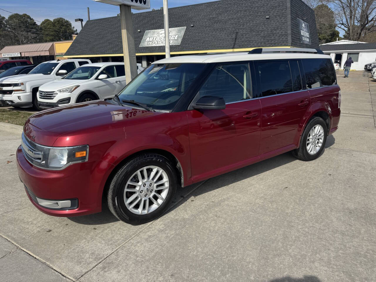 Red 2014 Ford Flex SEL AWD SEL 4dr Crossover 1