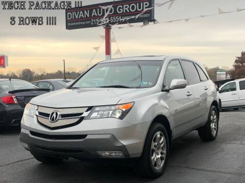 2009 Acura MDX for sale at Divan Auto Group in Feasterville Trevose PA