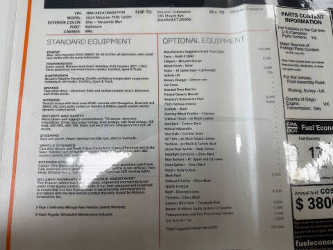 2024 McLaren 750S Spider