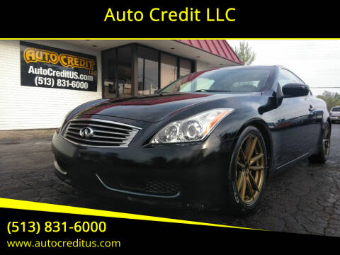 2009 Infiniti G37 Coupe for sale at Auto Credit LLC in Milford OH
