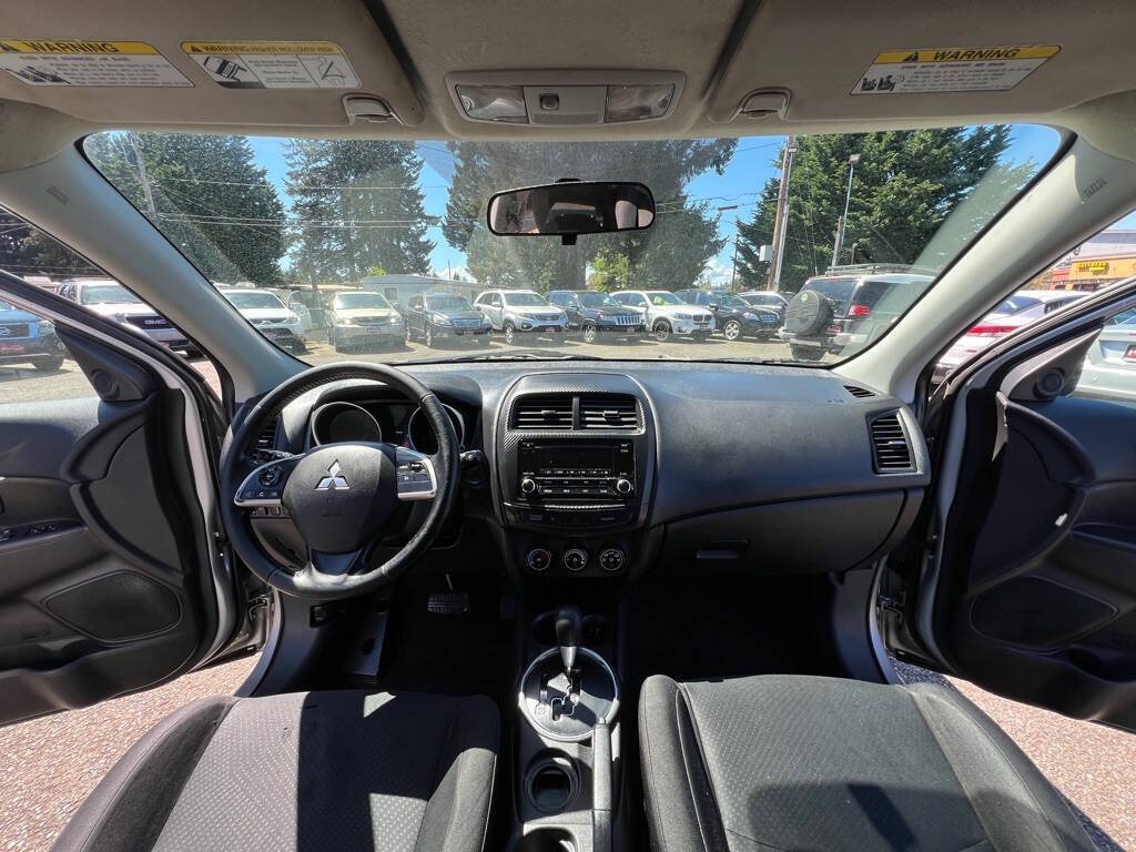 2015 Mitsubishi Outlander Sport for sale at PLATINUM AUTO SALES INC in Lacey, WA