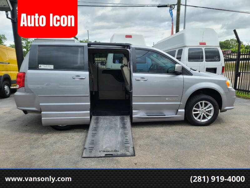 2015 Dodge Grand Caravan for sale at Auto Icon in Houston TX