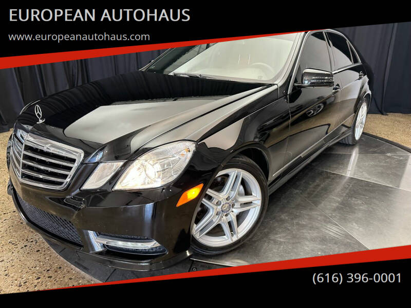 2013 Mercedes-Benz E-Class for sale at EUROPEAN AUTOHAUS in Holland MI