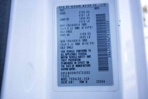 2015 Nissan NV200 SV