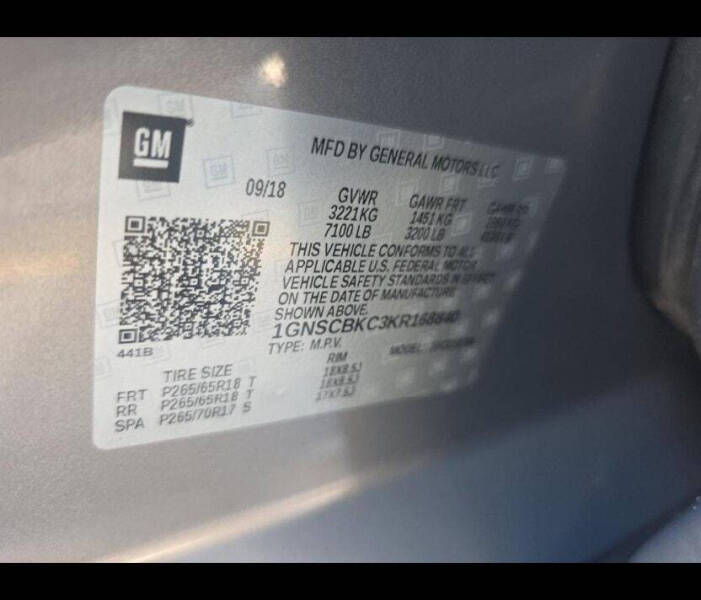 2019 Chevrolet Tahoe LT