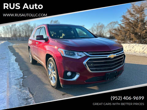 2018 Chevrolet Traverse for sale at RUS Auto in Shakopee MN