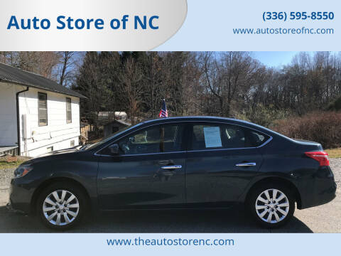 2017 Nissan Sentra for sale at Auto Store of NC in Walkertown NC