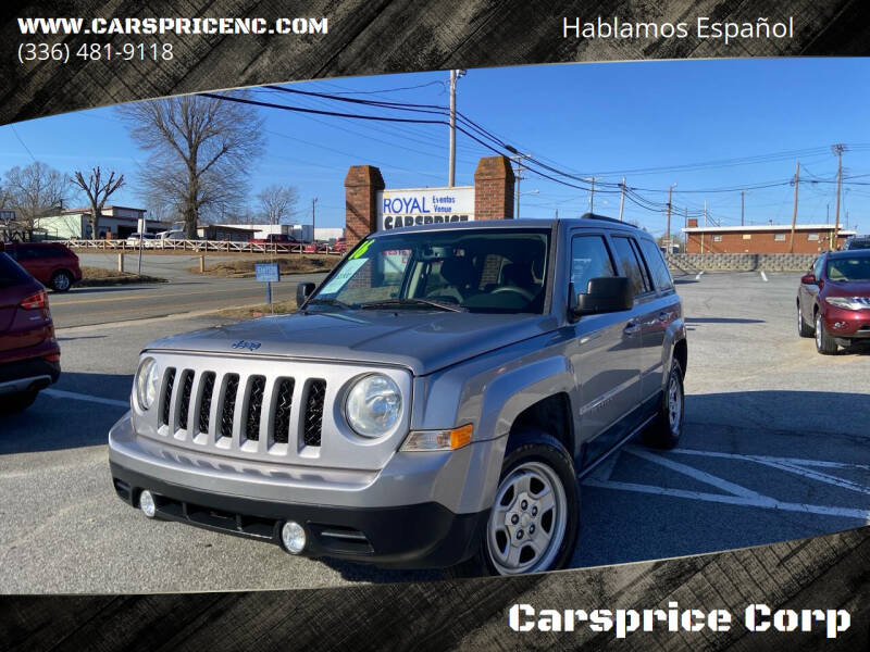 2016 Jeep Patriot for sale at Carsprice Corp in Thomasville NC