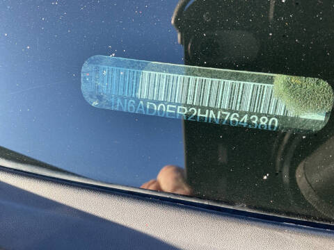 2017 Nissan Frontier SV