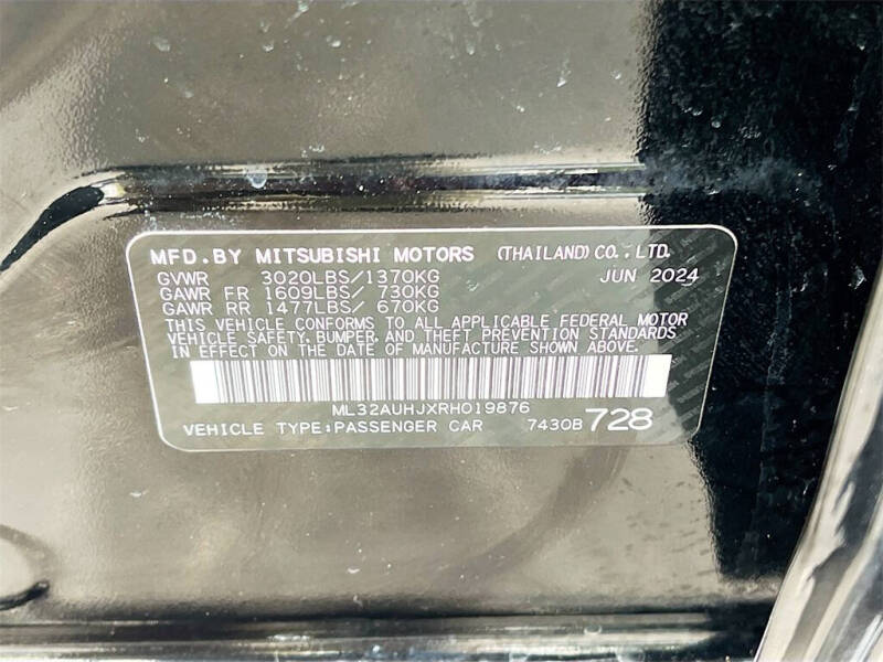 2024 Mitsubishi Mirage LE