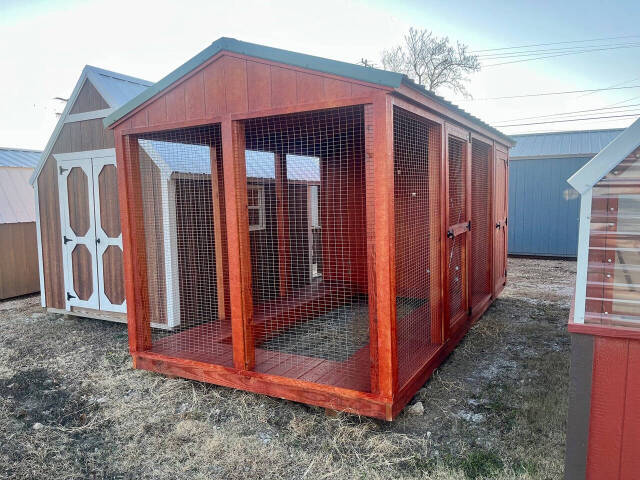 Burnett Affordable Buildings 8x16 Deluxe Chicken Coop Image