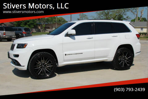 2015 Jeep Grand Cherokee for sale at Stivers Motors, LLC in Nash TX