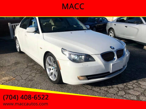 2010 BMW 5 Series for sale at MACC in Gastonia NC