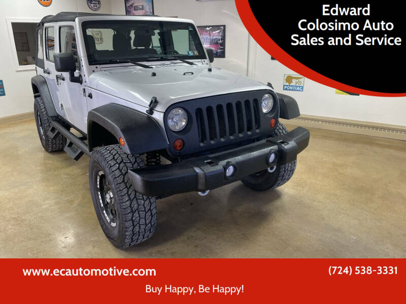 2011 Jeep Wrangler Unlimited for sale at Edward Colosimo Auto Sales and Service in Evans City PA