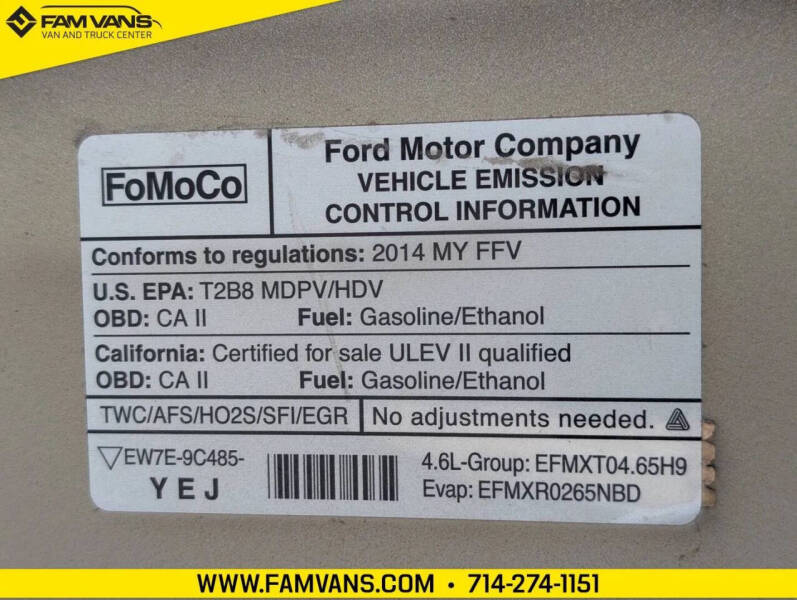 2014 Ford E-Series E-250