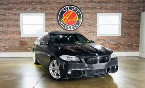 2012 BMW 5 Series for sale at Atlanta Auto Brokers in Marietta GA