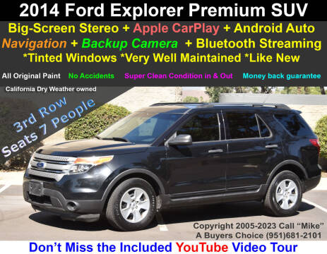 2014 Ford Explorer for sale at A Buyers Choice in Jurupa Valley CA