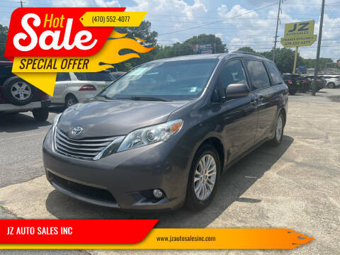 2015 Toyota Sienna for sale at JZ AUTO SALES INC in Marietta GA