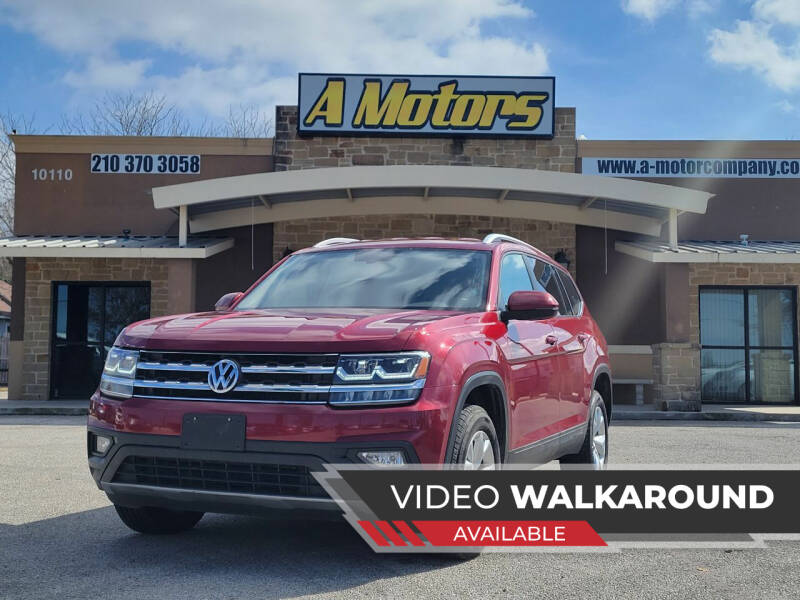 2018 Volkswagen Atlas for sale at A MOTORS SALES AND FINANCE - 10110 West Loop 1604 N in San Antonio TX