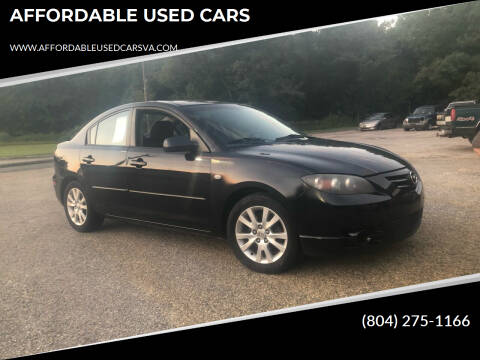 2008 Mazda MAZDA3 for sale at AFFORDABLE USED CARS in North Chesterfield VA