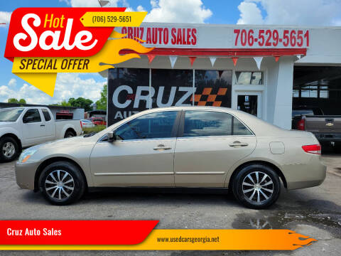 2003 Honda Accord for sale at Cruz Auto Sales in Dalton GA