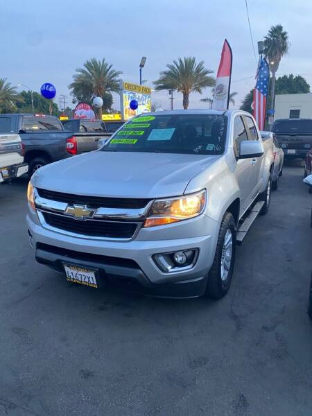 2016 Chevrolet Colorado for sale at 2955 FIRESTONE BLVD - 3271 E. Firestone Blvd Lot in South Gate CA