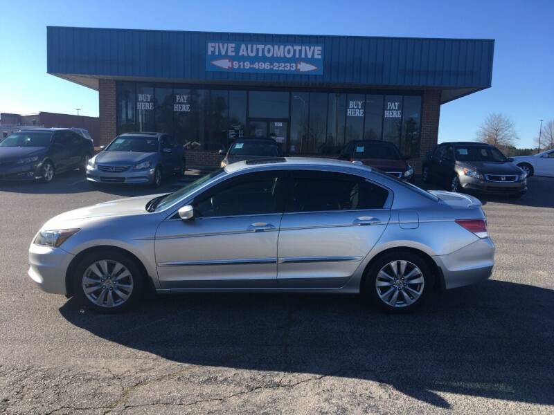 2012 Honda Accord for sale at Five Automotive in Louisburg NC