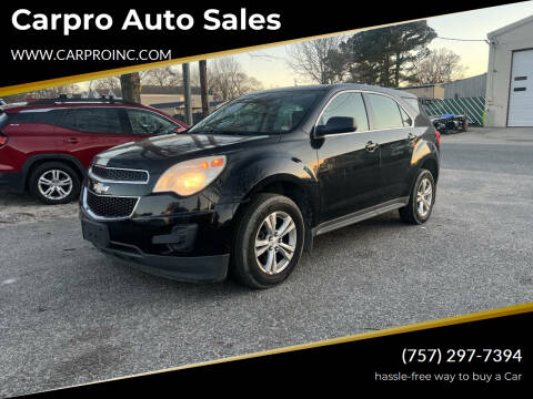 2014 Chevrolet Equinox for sale at Carpro Auto Sales in Chesapeake VA