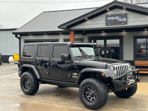 2014 Jeep Wrangler Unlimited for sale at Fesler Auto in Pendleton IN