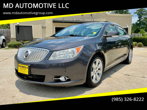 2012 Buick LaCrosse for sale at MD AUTOMOTIVE LLC in Slidell LA