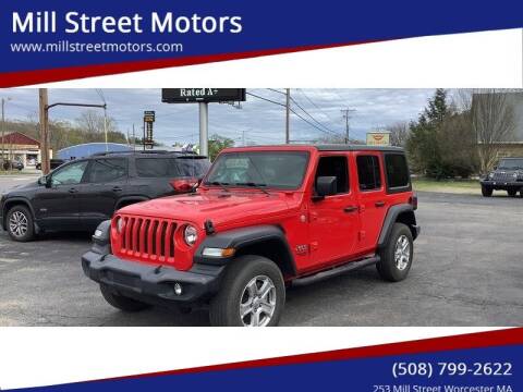 2019 Jeep Wrangler Unlimited for sale at Mill Street Motors in Worcester MA