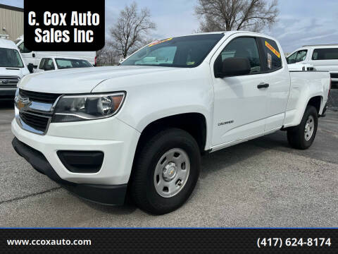 2019 Chevrolet Colorado for sale at C. Cox Auto Sales Inc in Joplin MO