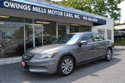 2012 Honda Accord for sale at Owings Mills Motor Cars in Owings Mills MD
