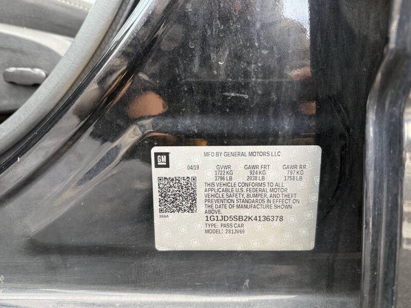 2019 Chevrolet Sonic LT Auto