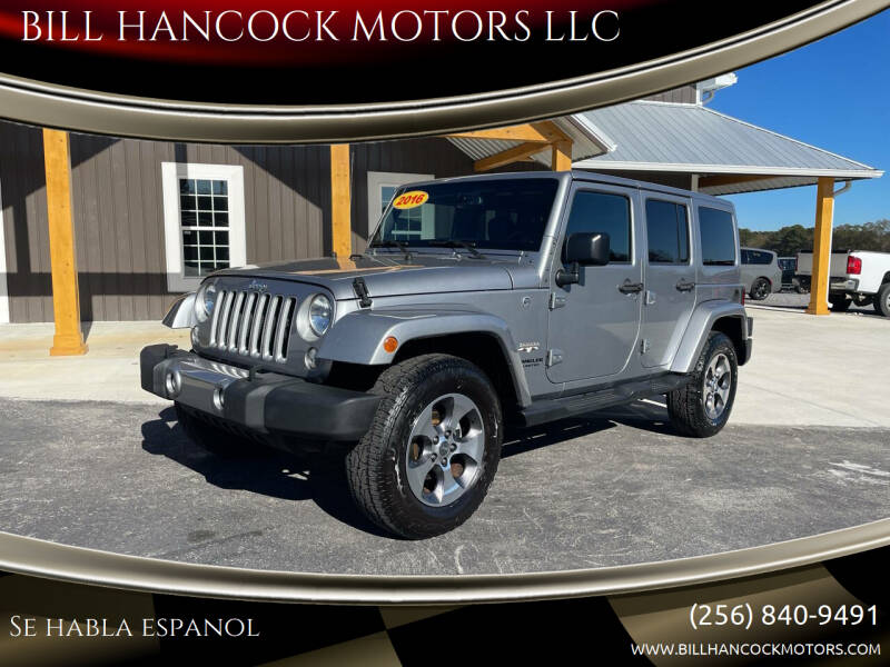 2016 Jeep Wrangler Unlimited for sale at BILL HANCOCK MOTORS LLC in Albertville AL