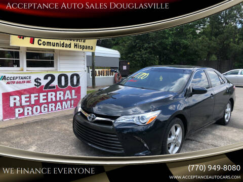 2016 Toyota Camry for sale at Acceptance Auto Sales Douglasville in Douglasville GA