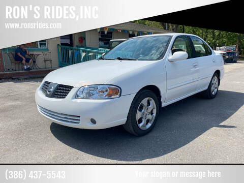 2006 Nissan Sentra for sale at RON'S RIDES,INC in Bunnell FL