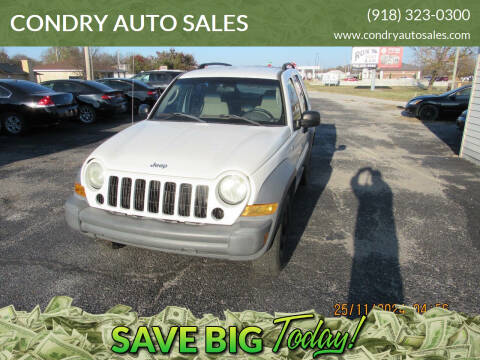 2005 Jeep Liberty for sale at CONDRY AUTO SALES in Vinita OK