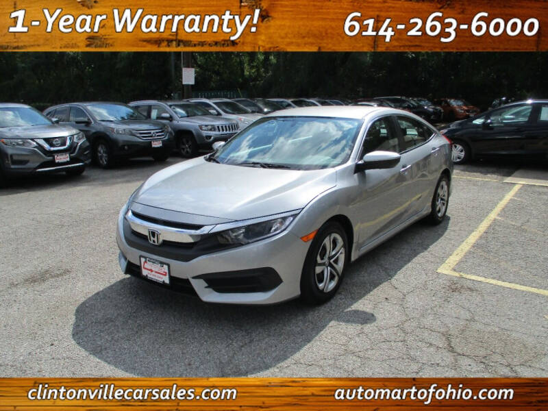 2017 Honda Civic for sale at Clintonville Car Sales - AutoMart of Ohio in Columbus OH