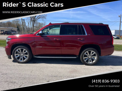 2016 Chevrolet Tahoe for sale at Rider`s Classic Cars in Millbury OH