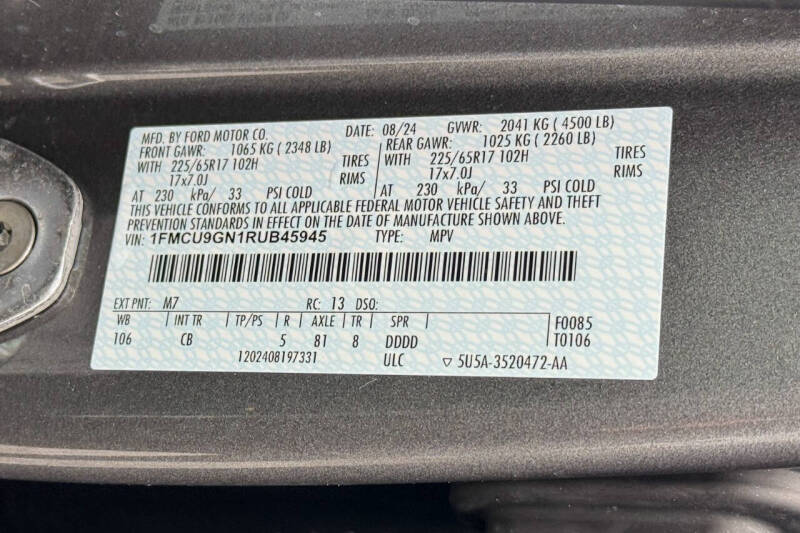 2024 Ford Escape Active