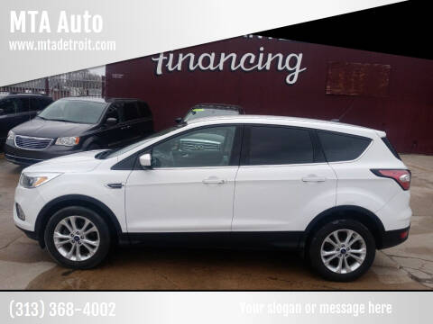 2017 Ford Escape for sale at MTA Auto in Detroit MI