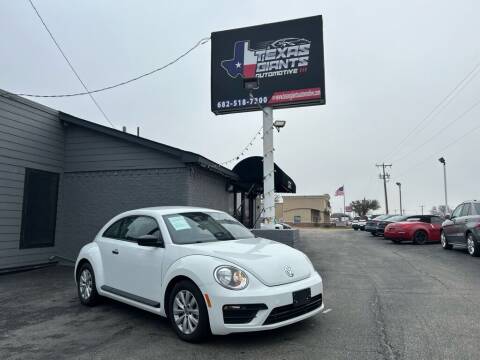 2017 Volkswagen Beetle for sale at Texas Giants Automotive in Mansfield TX