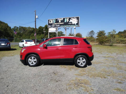 2015 Chevrolet Trax for sale at Cars R Us OMG in Macon GA