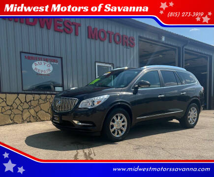 2015 Buick Enclave for sale at Midwest Motors of Savanna in Savanna IL