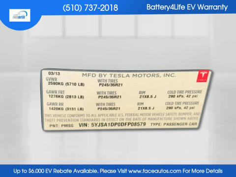 2013 Tesla Model S Performance