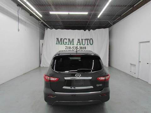 2014 INFINITI QX60 for sale at MGM Auto in San Antonio, TX