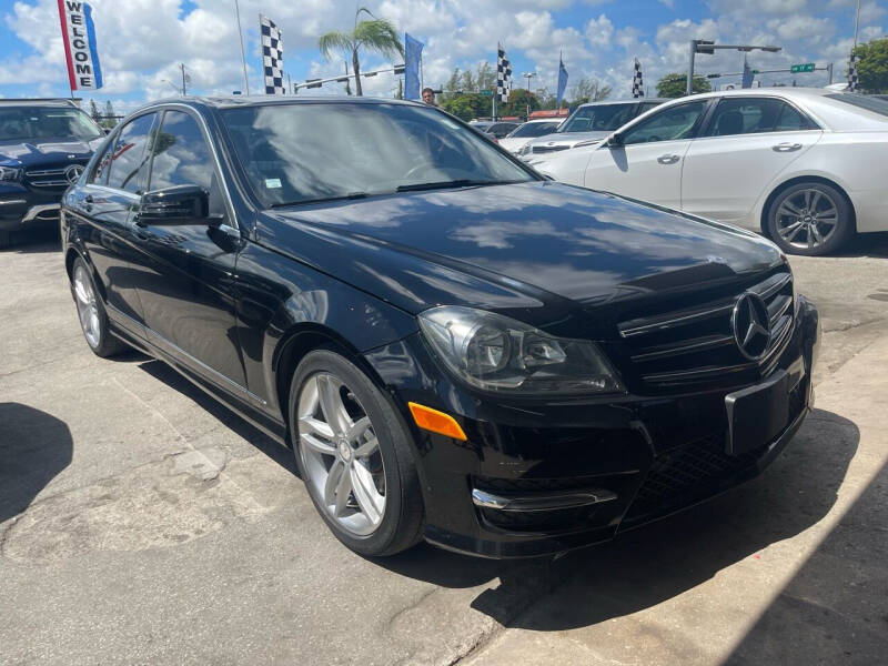 2014 Mercedes-Benz C-Class for sale at America Auto Wholesale Inc in Miami FL